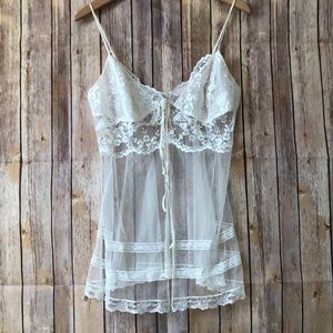 Victoria secret sheer lace lingerie